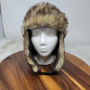 Granule Faux Fur Head Ear Winter Hat